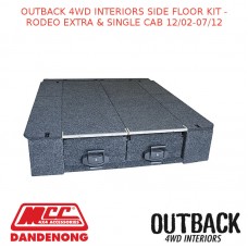 OUTBACK 4WD INTERIORS SIDE FLOOR KIT - RODEO EXTRA & SINGLE CAB 12/02-07/12